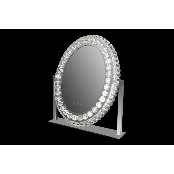 Light up deals table mirror